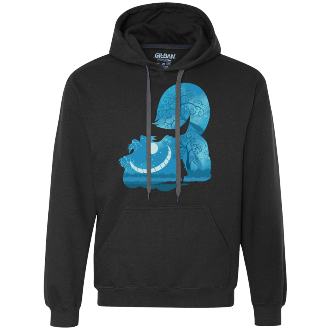 Sweatshirts Black / S Cheshire Portrait Premium Fleece Hoodie