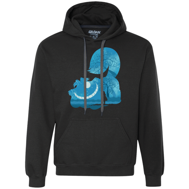 Sweatshirts Black / S Cheshire Portrait Premium Fleece Hoodie