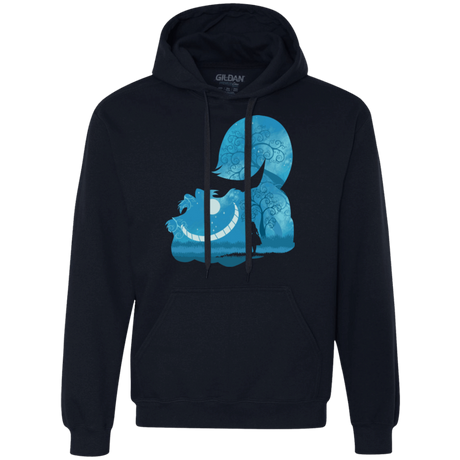 Sweatshirts Navy / S Cheshire Portrait Premium Fleece Hoodie
