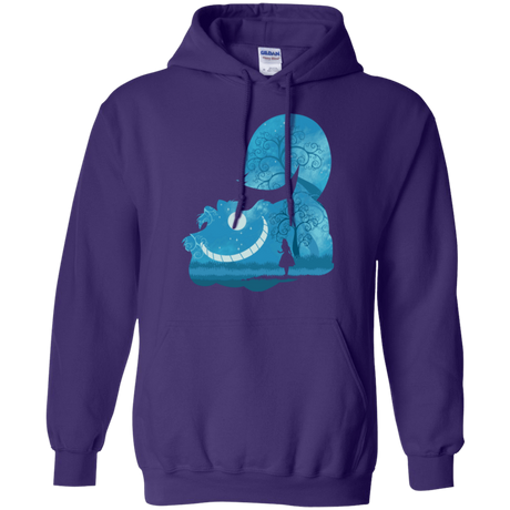 Sweatshirts Purple / S Cheshire Portrait Pullover Hoodie