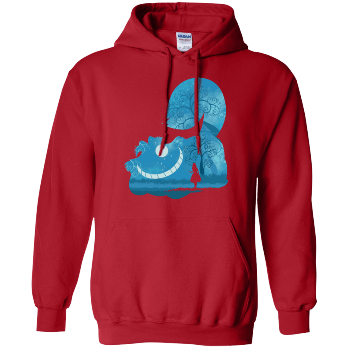 Sweatshirts Red / S Cheshire Portrait Pullover Hoodie