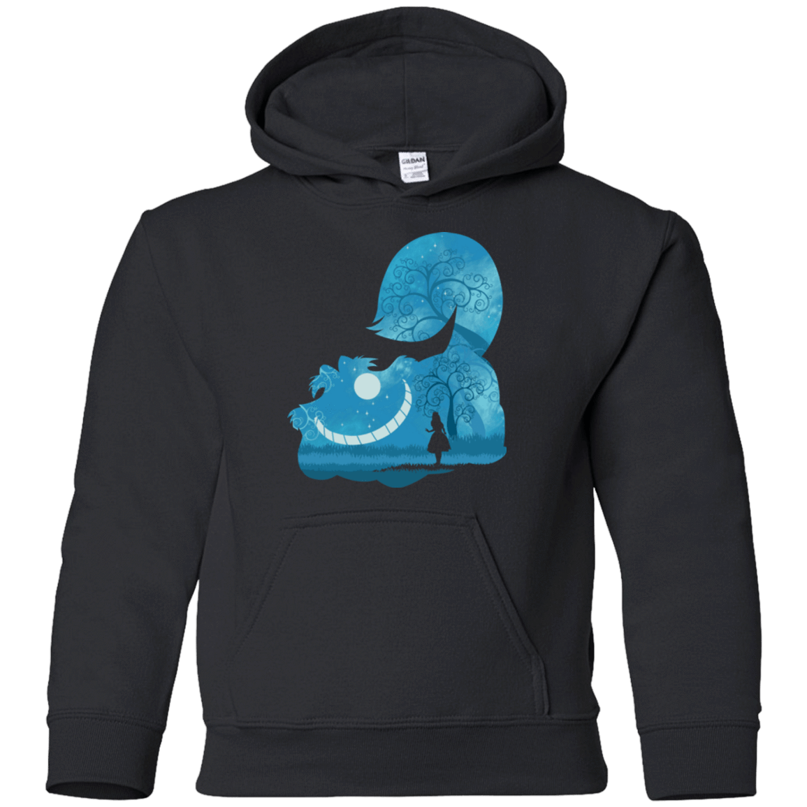 Sweatshirts Black / YS Cheshire Portrait Youth Hoodie
