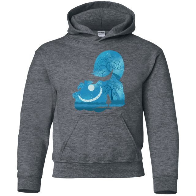Sweatshirts Dark Heather / YS Cheshire Portrait Youth Hoodie