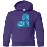 Sweatshirts Purple / YS Cheshire Portrait Youth Hoodie