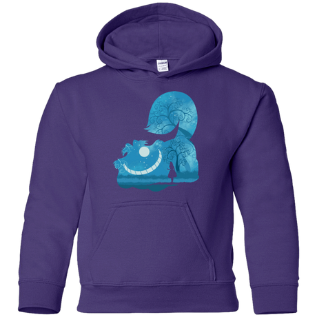Sweatshirts Purple / YS Cheshire Portrait Youth Hoodie