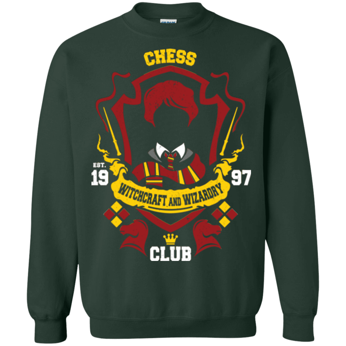 Sweatshirts Forest Green / Small Chess Club Crewneck Sweatshirt