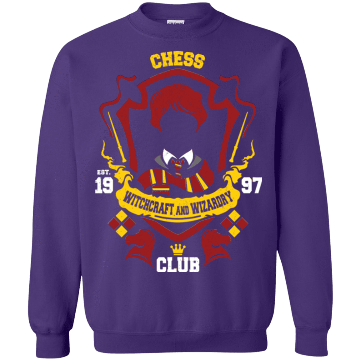 Sweatshirts Purple / Small Chess Club Crewneck Sweatshirt