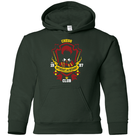 Sweatshirts Forest Green / YS Chess Club Youth Hoodie