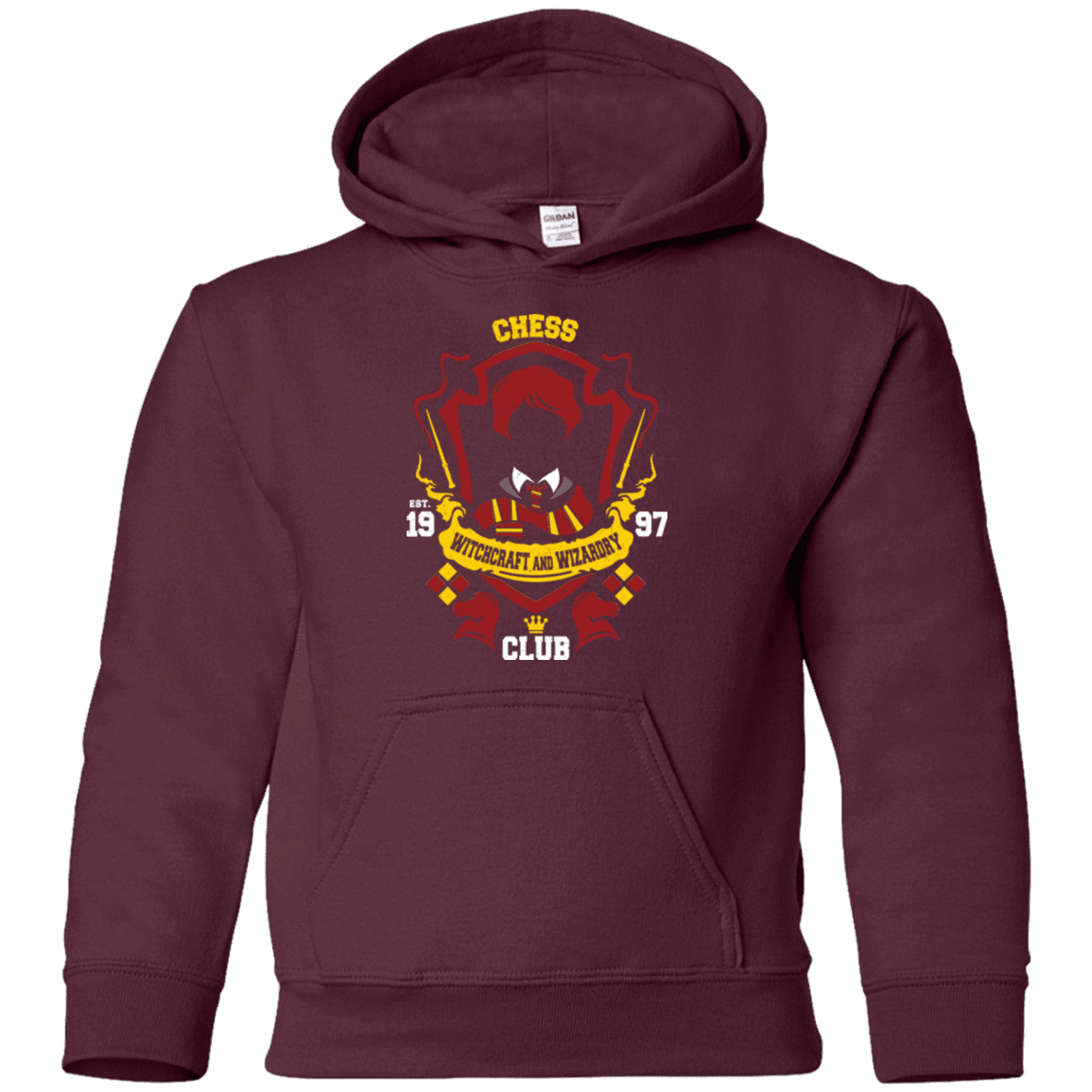 Sweatshirts Maroon / YS Chess Club Youth Hoodie