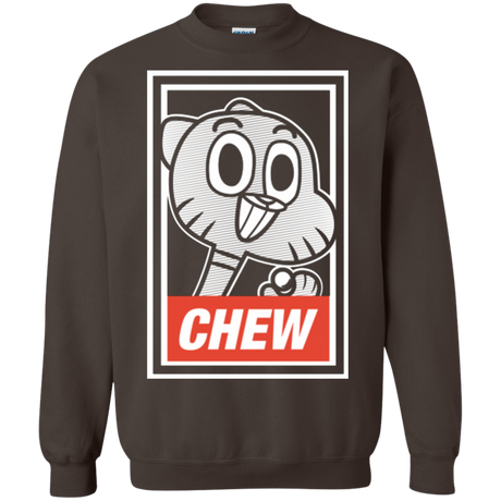 Sweatshirts Dark Chocolate / Small CHEW Crewneck Sweatshirt