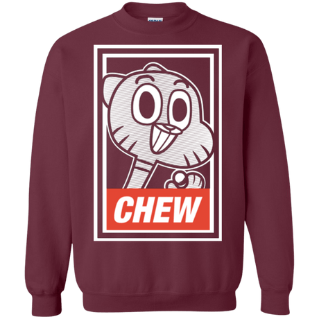 Sweatshirts Maroon / Small CHEW Crewneck Sweatshirt