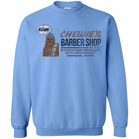 Sweatshirts Carolina Blue / Small Chewie's Barber Shop Crewneck Sweatshirt