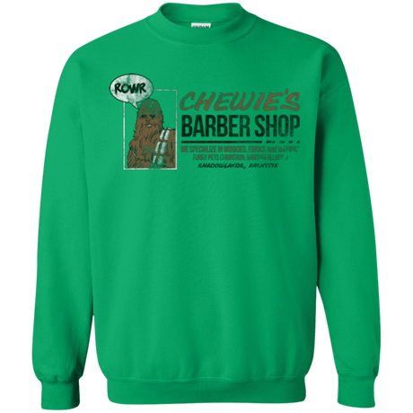 Sweatshirts Irish Green / Small Chewie's Barber Shop Crewneck Sweatshirt