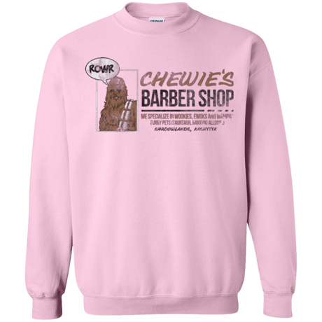 Sweatshirts Light Pink / Small Chewie's Barber Shop Crewneck Sweatshirt