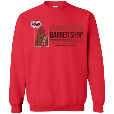 Sweatshirts Red / Small Chewie's Barber Shop Crewneck Sweatshirt