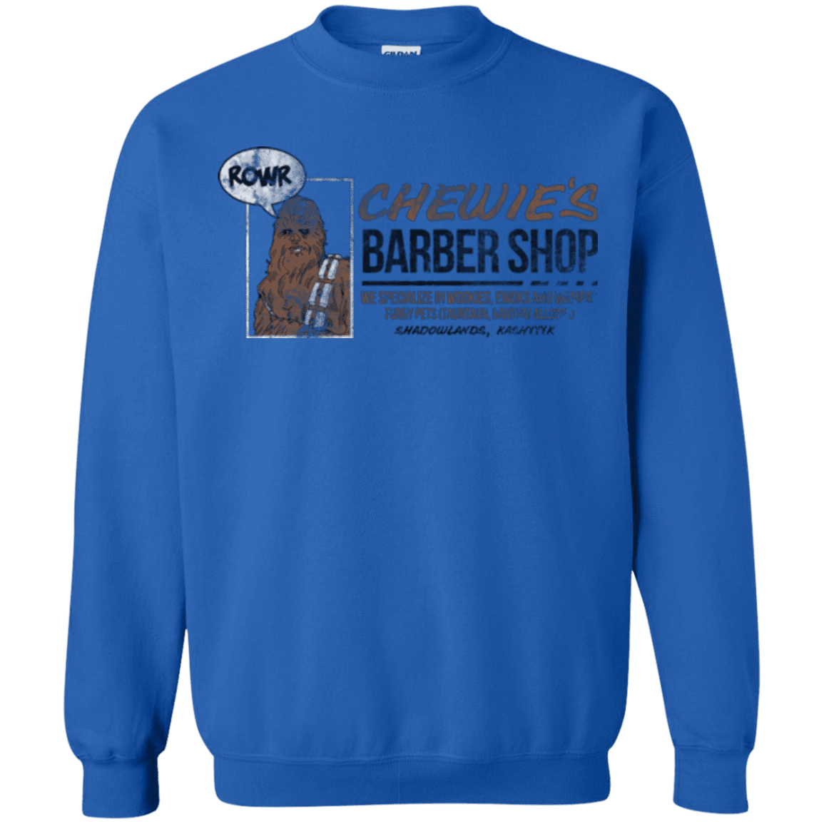 Sweatshirts Royal / Small Chewie's Barber Shop Crewneck Sweatshirt