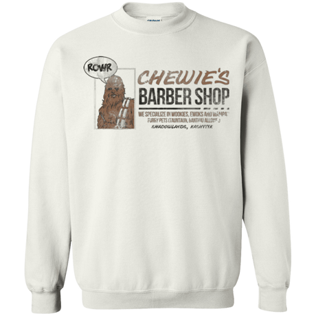 Sweatshirts White / Small Chewie's Barber Shop Crewneck Sweatshirt