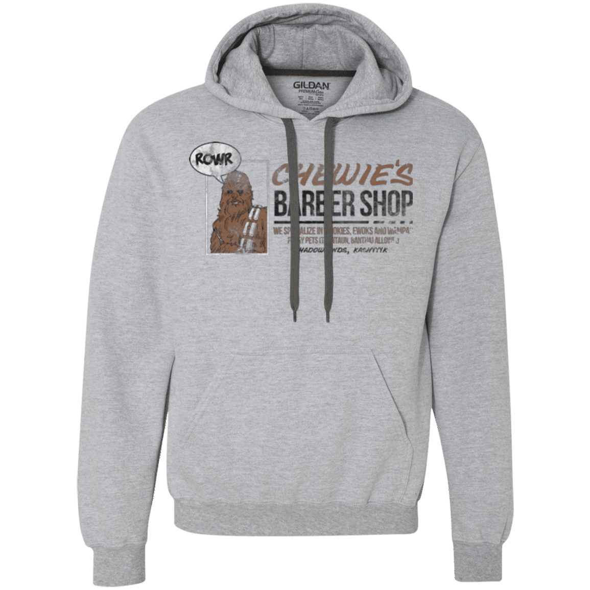 Sweatshirts Sport Grey / Small Chewie's Barber Shop Premium Fleece Hoodie