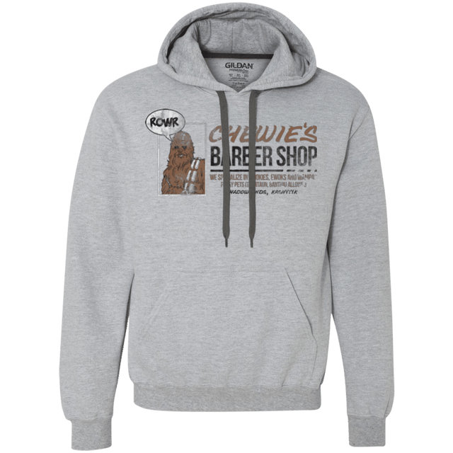 Sweatshirts Sport Grey / Small Chewie's Barber Shop Premium Fleece Hoodie