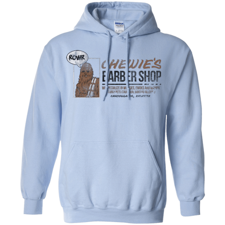 Sweatshirts Light Blue / Small Chewie's Barber Shop Pullover Hoodie