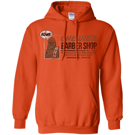 Sweatshirts Orange / Small Chewie's Barber Shop Pullover Hoodie