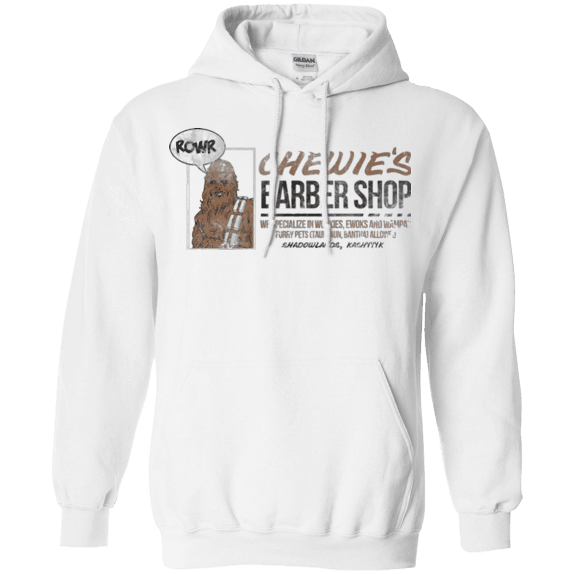 Sweatshirts White / Small Chewie's Barber Shop Pullover Hoodie