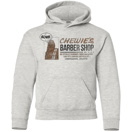 Sweatshirts Ash / YS Chewie's Barber Shop Youth Hoodie