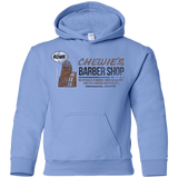 Sweatshirts Carolina Blue / YS Chewie's Barber Shop Youth Hoodie