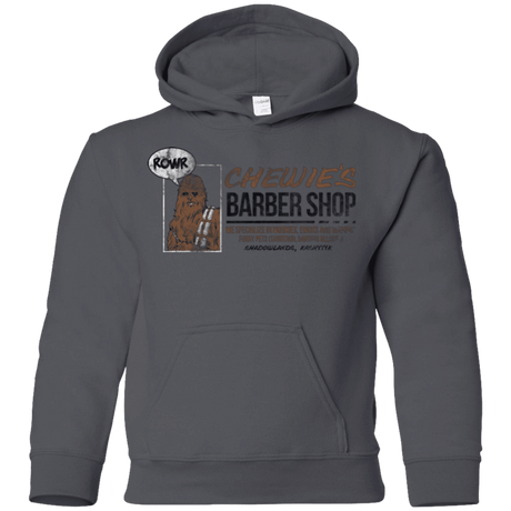 Sweatshirts Charcoal / YS Chewie's Barber Shop Youth Hoodie
