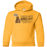Sweatshirts Gold / YS Chewie's Barber Shop Youth Hoodie
