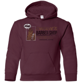 Sweatshirts Maroon / YS Chewie's Barber Shop Youth Hoodie
