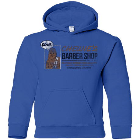 Sweatshirts Royal / YS Chewie's Barber Shop Youth Hoodie