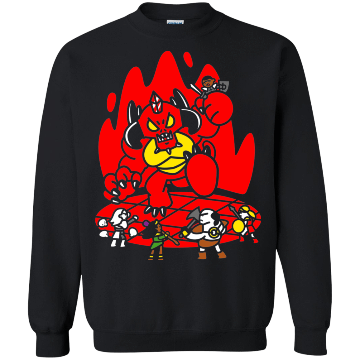 Sweatshirts Black / S Chibi Battle Diablo Crewneck Sweatshirt