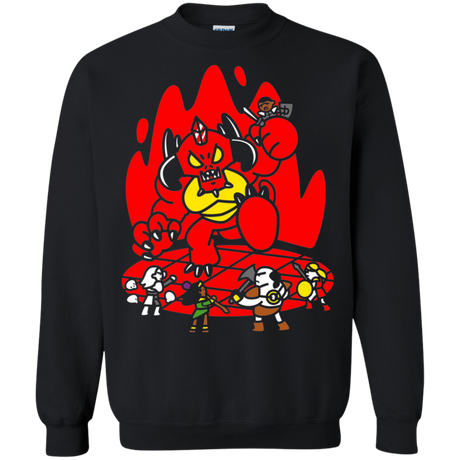 Sweatshirts Black / S Chibi Battle Diablo Crewneck Sweatshirt