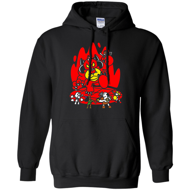 Sweatshirts Black / S Chibi Battle Diablo Pullover Hoodie