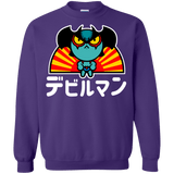 Sweatshirts Purple / S ChibiDebiruman Crewneck Sweatshirt