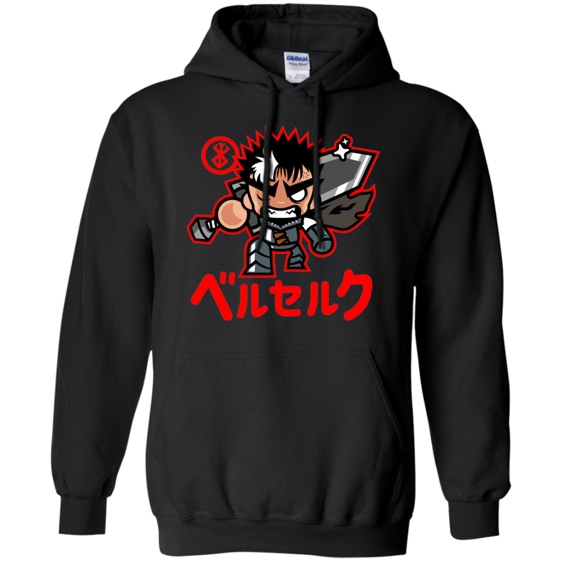 Sweatshirts Black / S ChibiGuts Pullover Hoodie