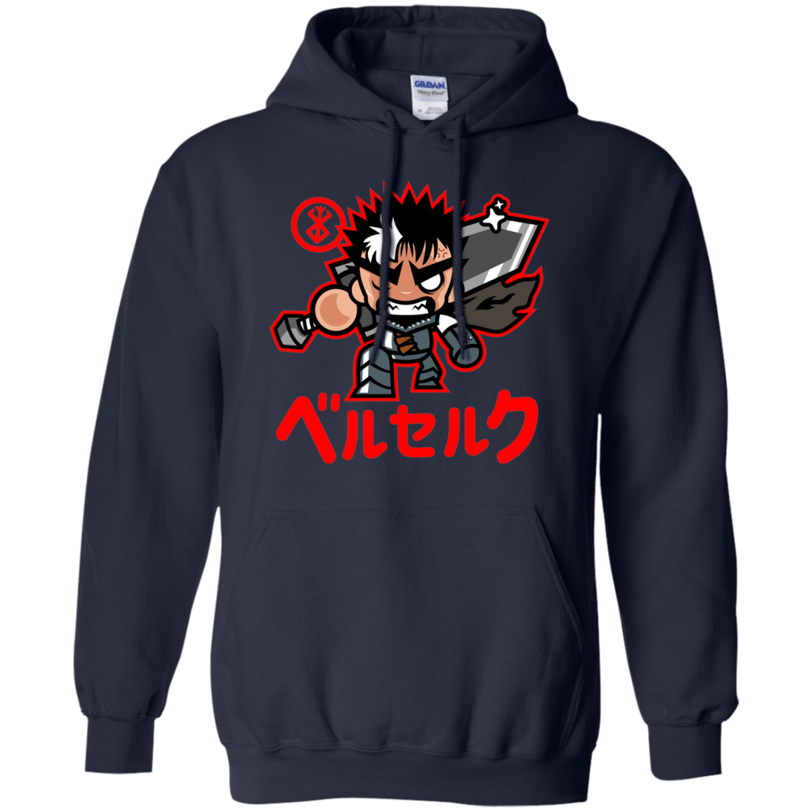 Sweatshirts Navy / S ChibiGuts Pullover Hoodie