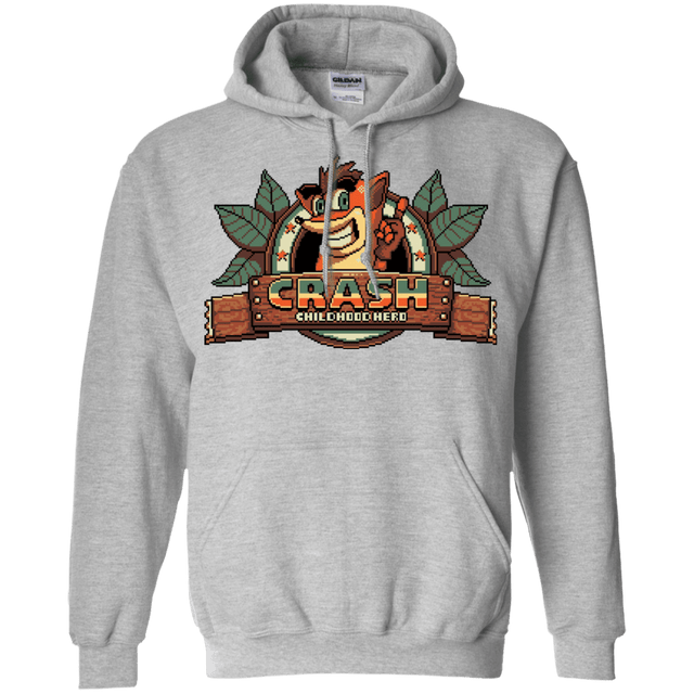 Sweatshirts Sport Grey / S Childhood hero Pullover Hoodie