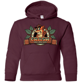 Sweatshirts Maroon / YS Childhood hero Youth Hoodie