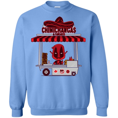 Sweatshirts Carolina Blue / S CHIMICHANGAS & PANCAKES Crewneck Sweatshirt