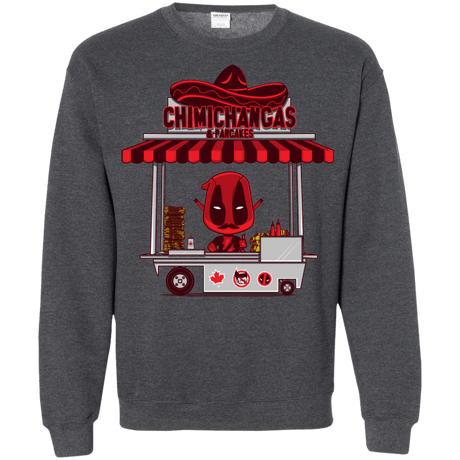 Sweatshirts Dark Heather / S CHIMICHANGAS & PANCAKES Crewneck Sweatshirt