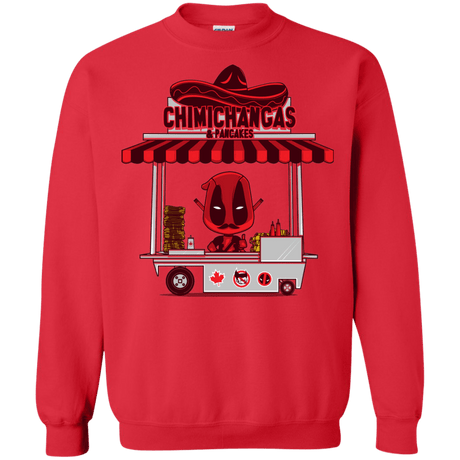Sweatshirts Red / S CHIMICHANGAS & PANCAKES Crewneck Sweatshirt