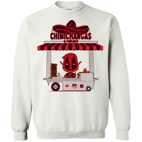 Sweatshirts White / S CHIMICHANGAS & PANCAKES Crewneck Sweatshirt