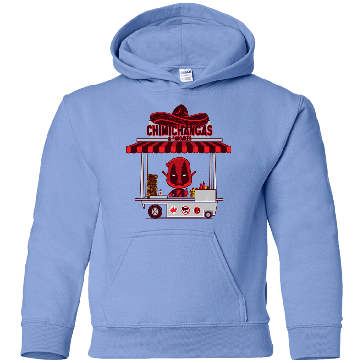 Sweatshirts Carolina Blue / YS CHIMICHANGAS & PANCAKES Youth Hoodie