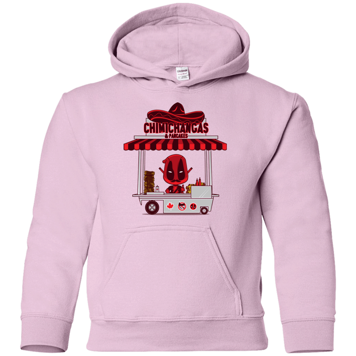 Sweatshirts Light Pink / YS CHIMICHANGAS & PANCAKES Youth Hoodie