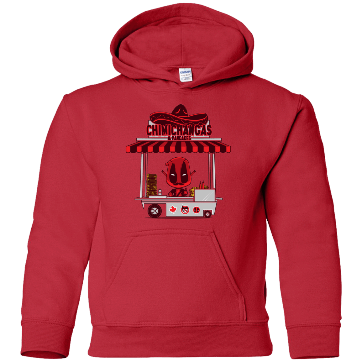 Sweatshirts Red / YS CHIMICHANGAS & PANCAKES Youth Hoodie