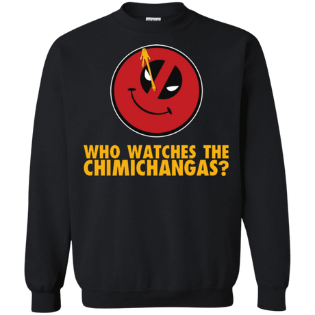 Sweatshirts Black / Small Chimichangas V4 Crewneck Sweatshirt