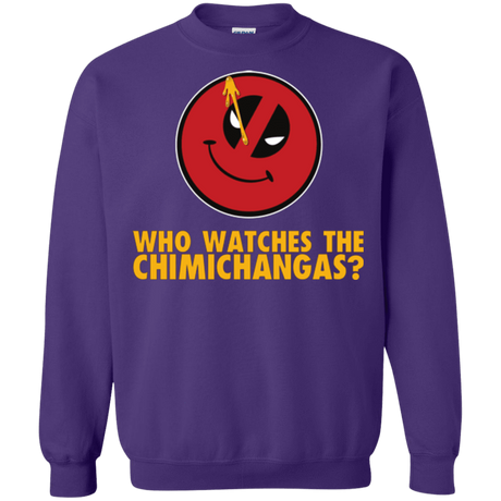 Sweatshirts Purple / Small Chimichangas V4 Crewneck Sweatshirt