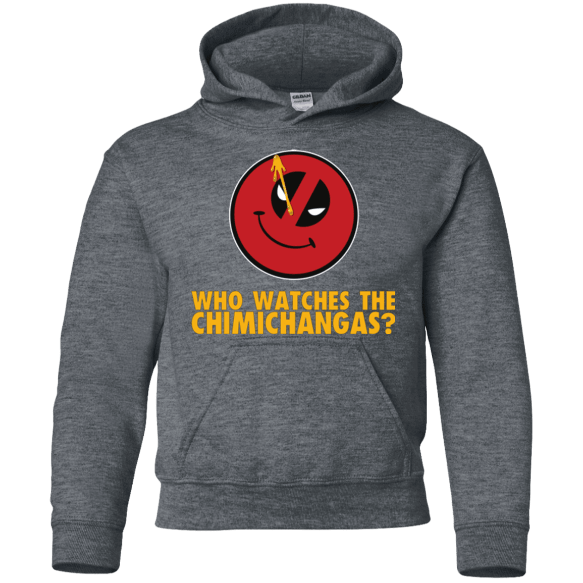 Sweatshirts Dark Heather / YS Chimichangas V4 Youth Hoodie